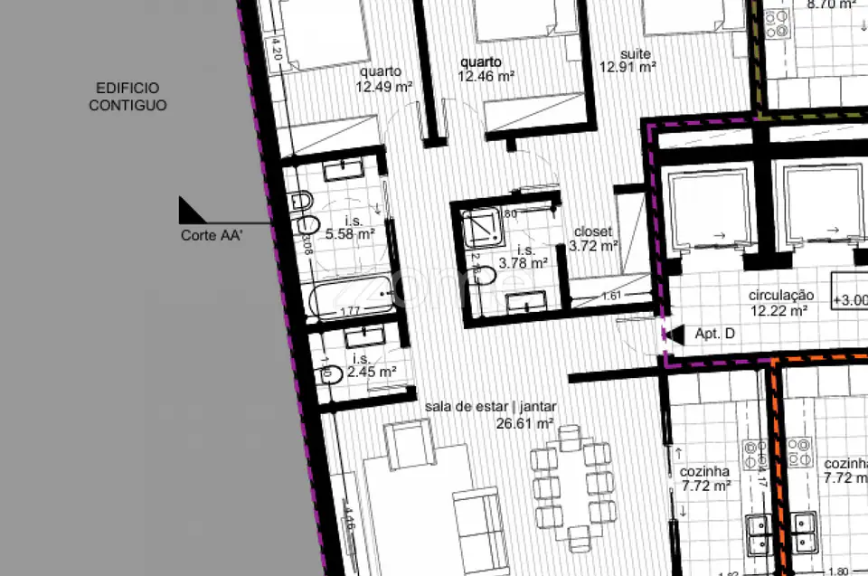 Apartamento T3 NOVO, em São Salvador, Viseu — imagem 12
