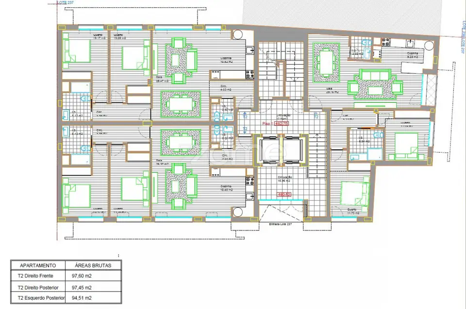 Apartamento T2 - Na Planta - Quinta da Saudade - Viseu, Viseu, Viseu — imagem 15