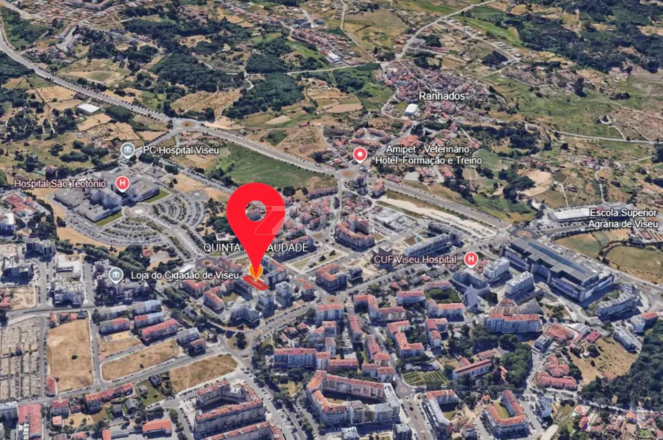Apartamento T3 - Na Planta - Quinta da Saudade - Viseu, Viseu, Viseu — imagem 10