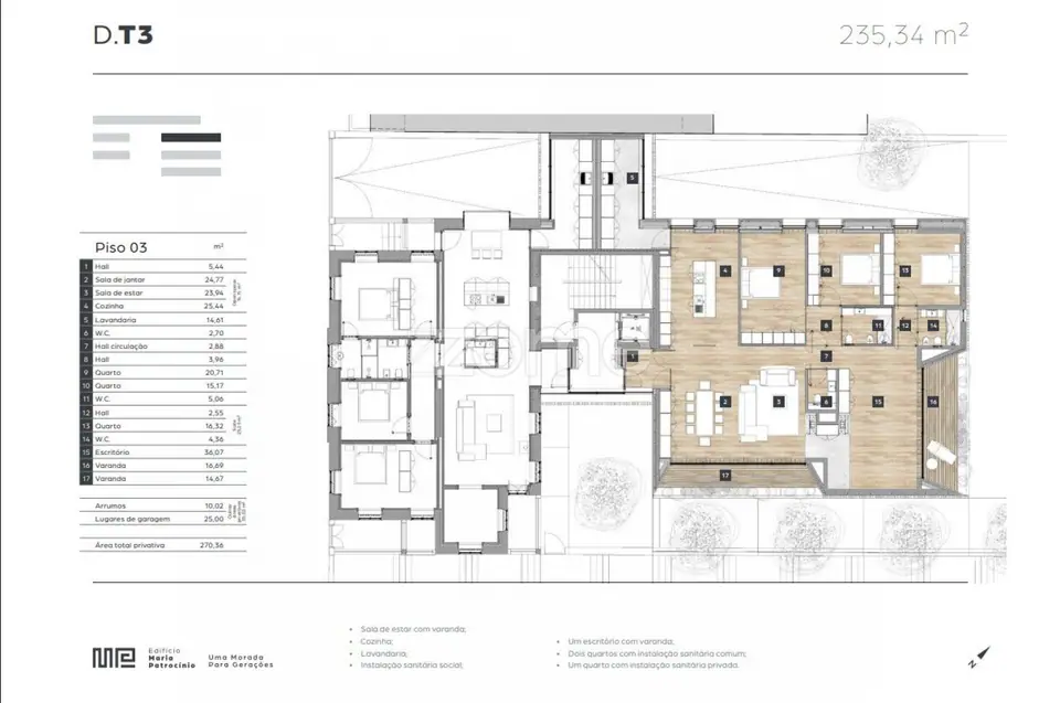 Extraordinário Apartamento T3 - Edifício Maria Patrocínio — imagem 23