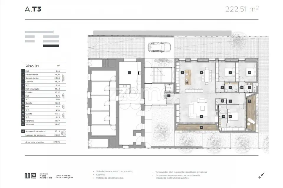 Exclusivo Apartamento T3 - Edifício Maria Patrocínio — imagem 17