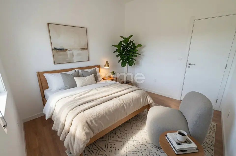 Andar Moradia T3 Renovado com Garagem de 100 m² e Quintal Privativo — imagem 6